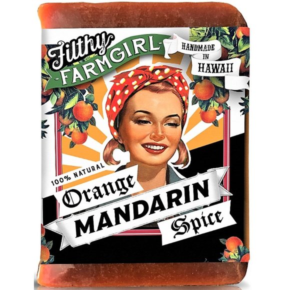 Filthy Farmgirl Other - 100% Natural Organic Soap. Orange Mandarin Spice. Handmade in Hawaii. 2oz.